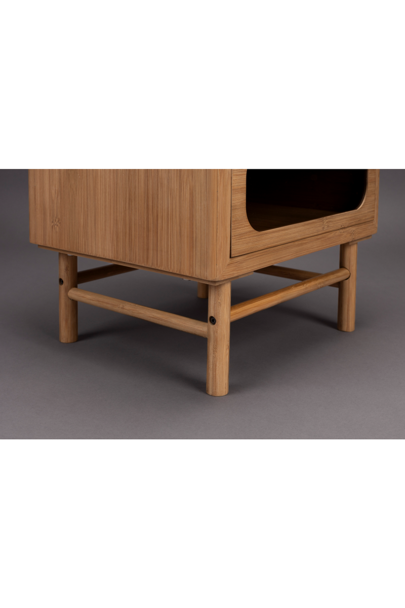 Bamboo Storage Side Table | Dutchbone Caroun | Woodfurniture.com