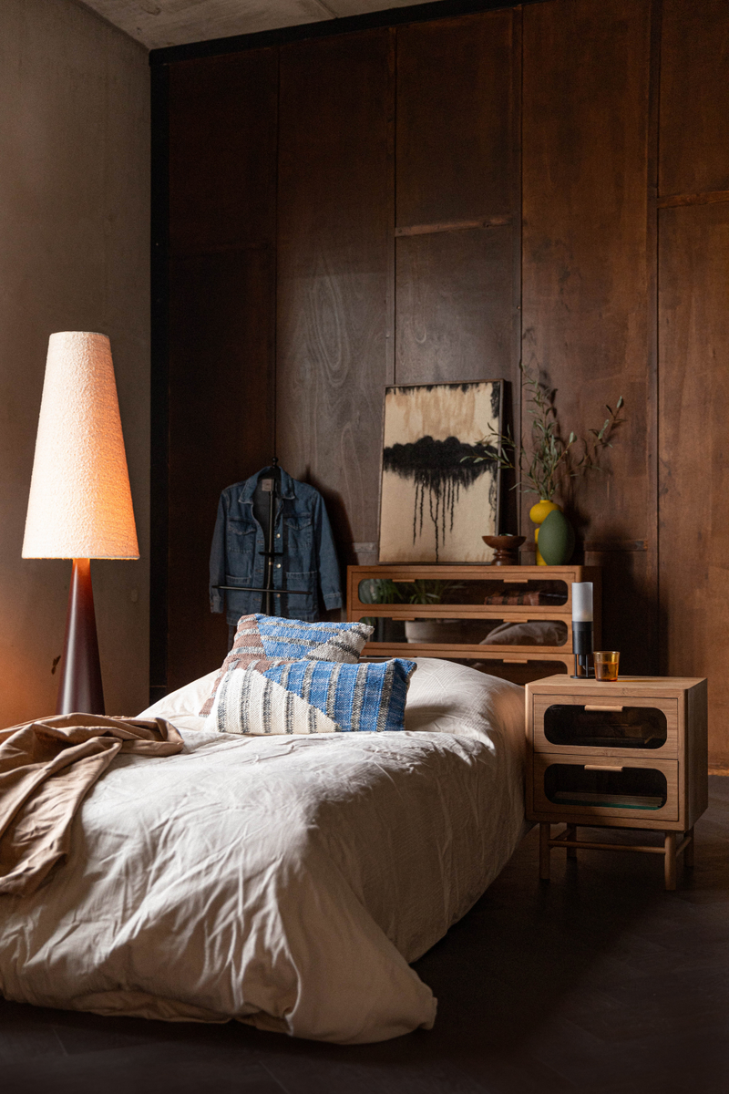 Bamboo Storage Side Table | Dutchbone Caroun | Woodfurniture.com