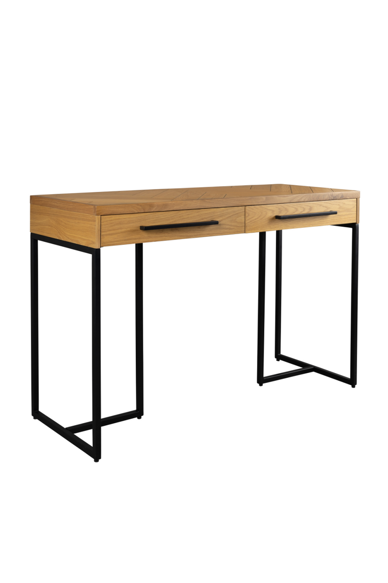 Vintage Herringbone Pattern Console Table | Dutchbone Class | Woodfurniture.com