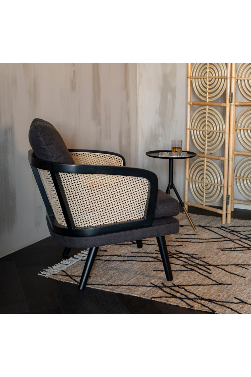 Rattan Backrest Lounge Chair | Dutchbone Manou | Woodfurniture.com