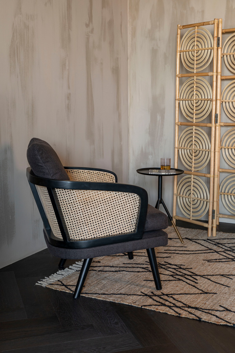 Rattan Backrest Lounge Chair | Dutchbone Manou | Woodfurniture.com