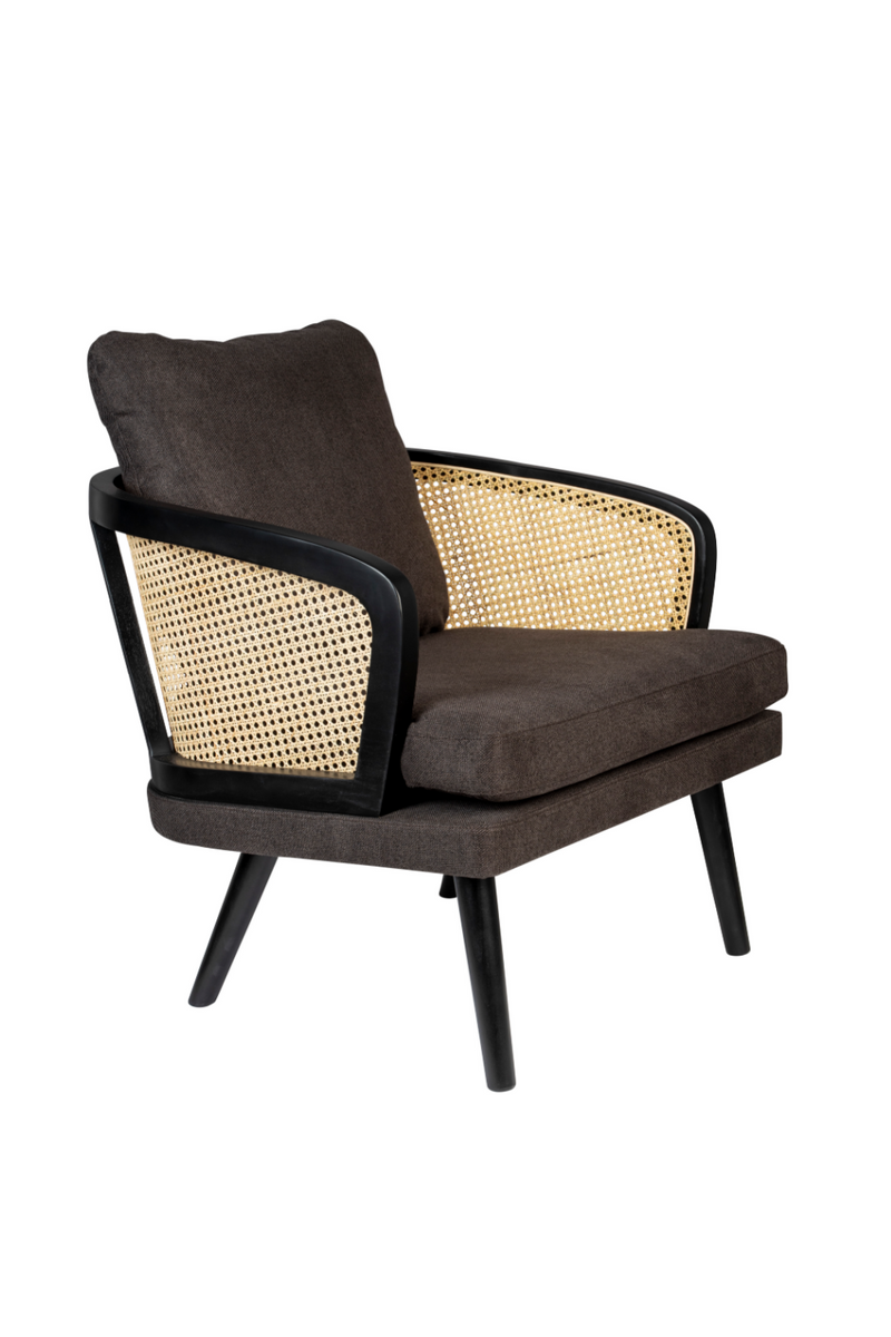 Rattan Backrest Lounge Chair | Dutchbone Manou | Woodfurniture.com