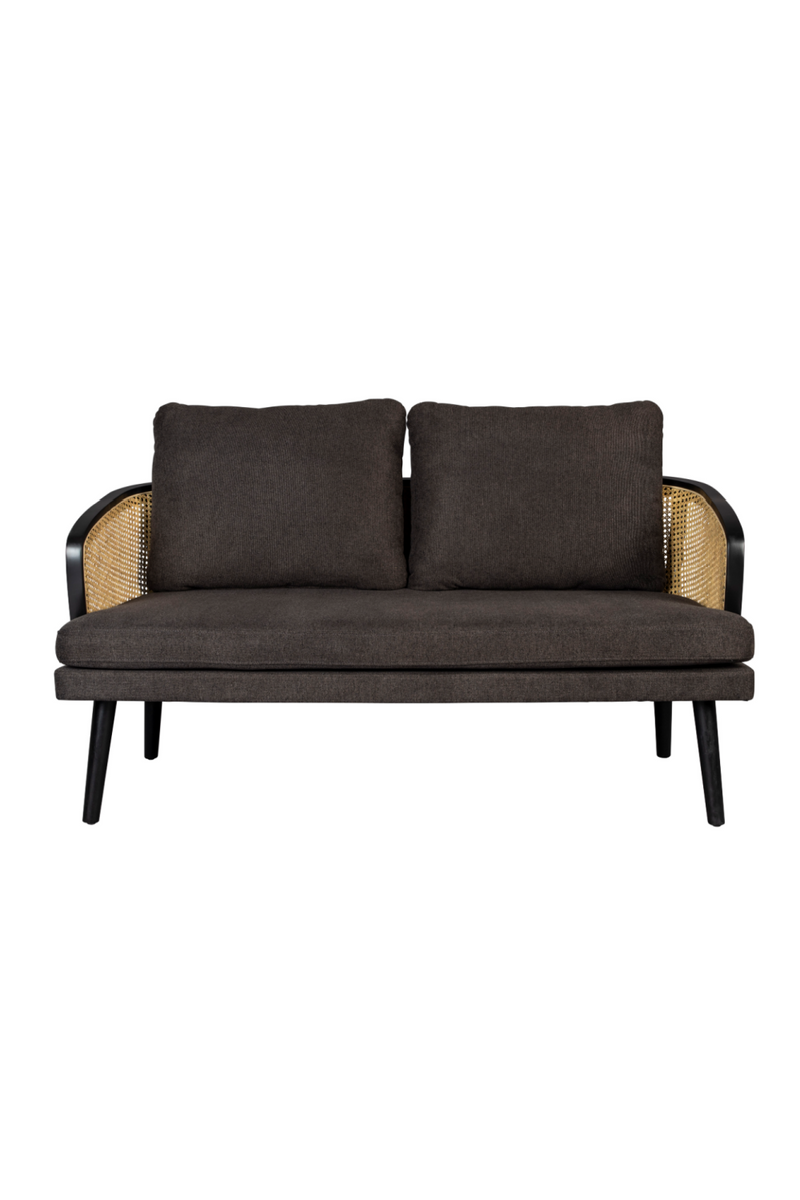 Rattan Backrest Upholstered Sofa | Dutchbone Manou | Oroatrade.com