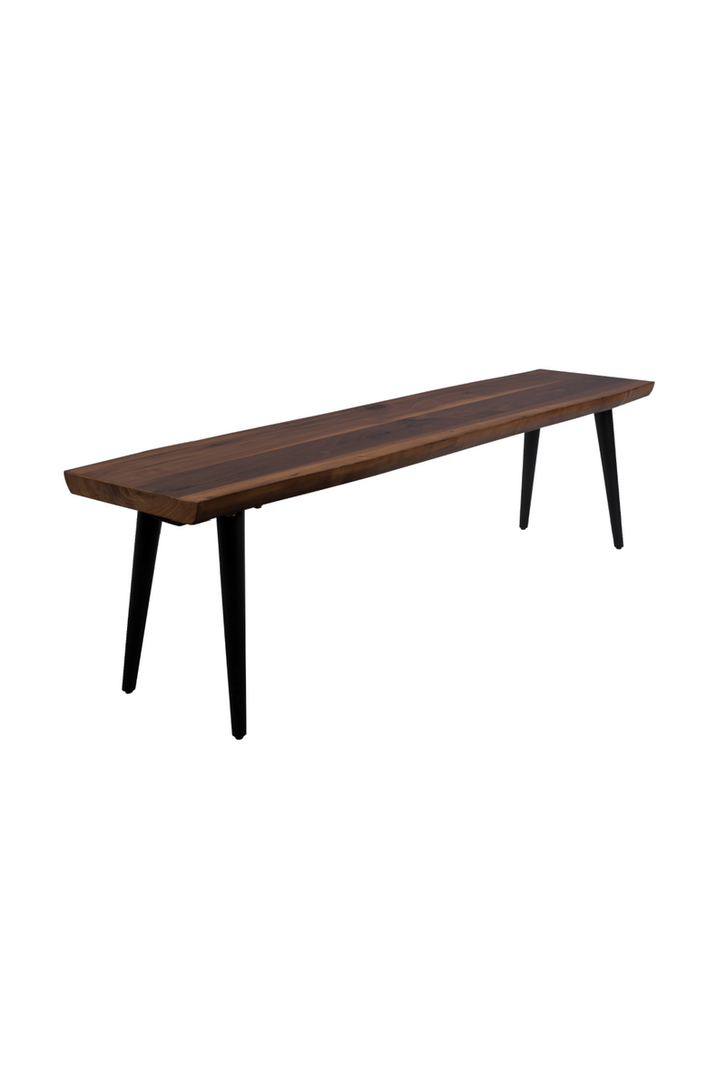 Walnut Dining Bench L | Dutchbone Alagon | Woodfurniture.com