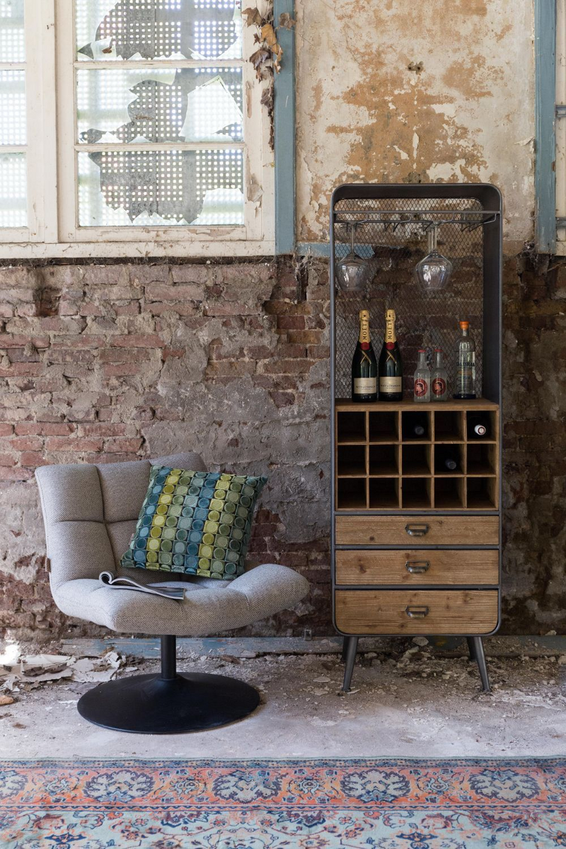 Wooden Wine Cabinet | Dutchbone Vino | Woodfurniture.com