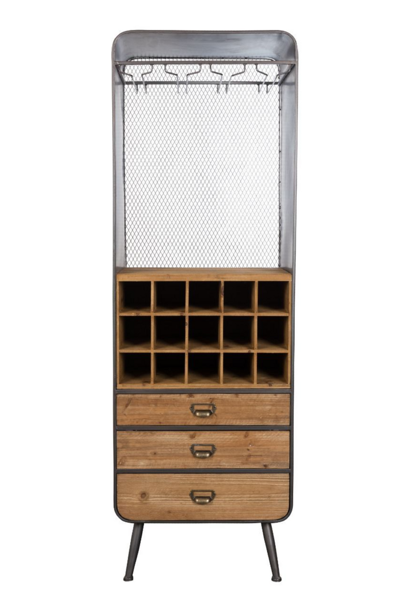 Wooden Wine Cabinet | Dutchbone Vino | Woodfurniture.com