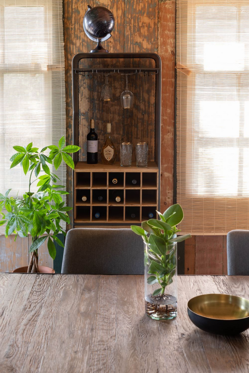 Wooden Wine Cabinet | Dutchbone Vino | Woodfurniture.com