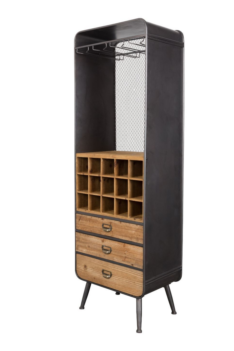 Wooden Wine Cabinet | Dutchbone Vino | Woodfurniture.com