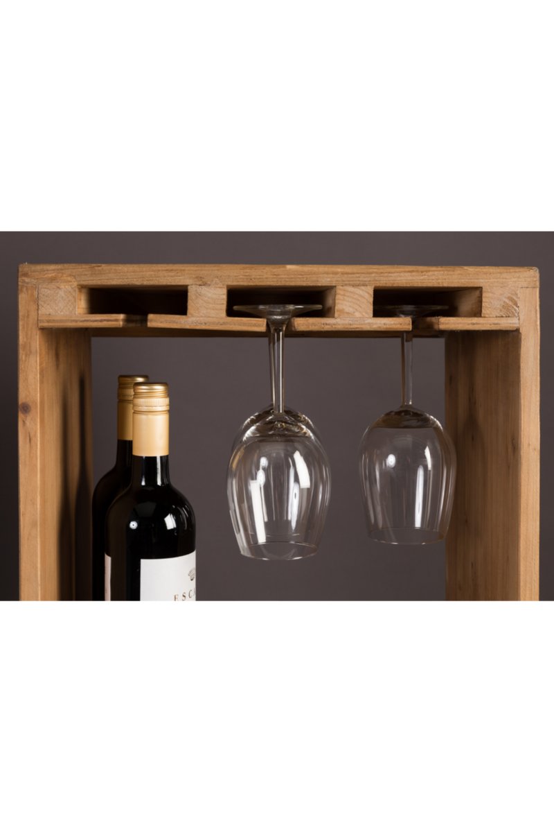 Tall Wooden Wine Cabinet | Dutchbone Claude | Woodfurniture.com