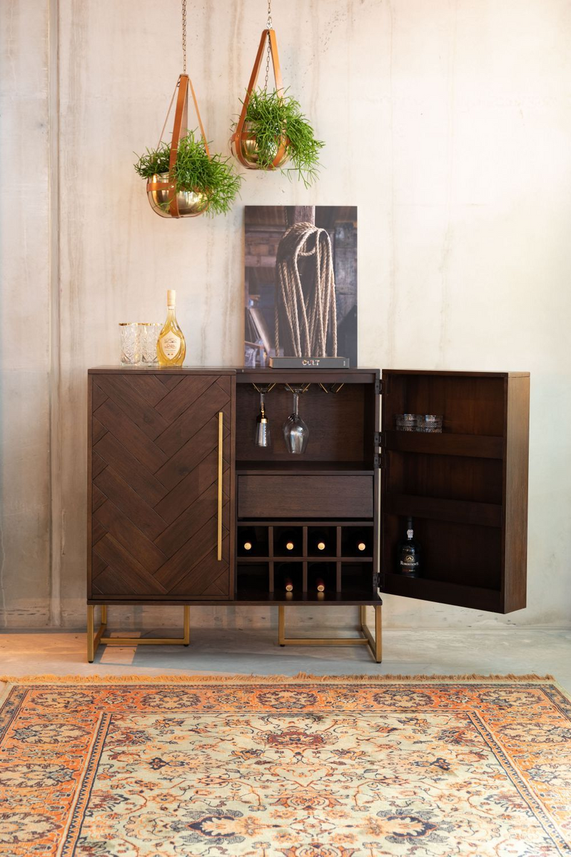 Wood 2-Door Cabinet | Dutchbone Class | Woodfurniture.com