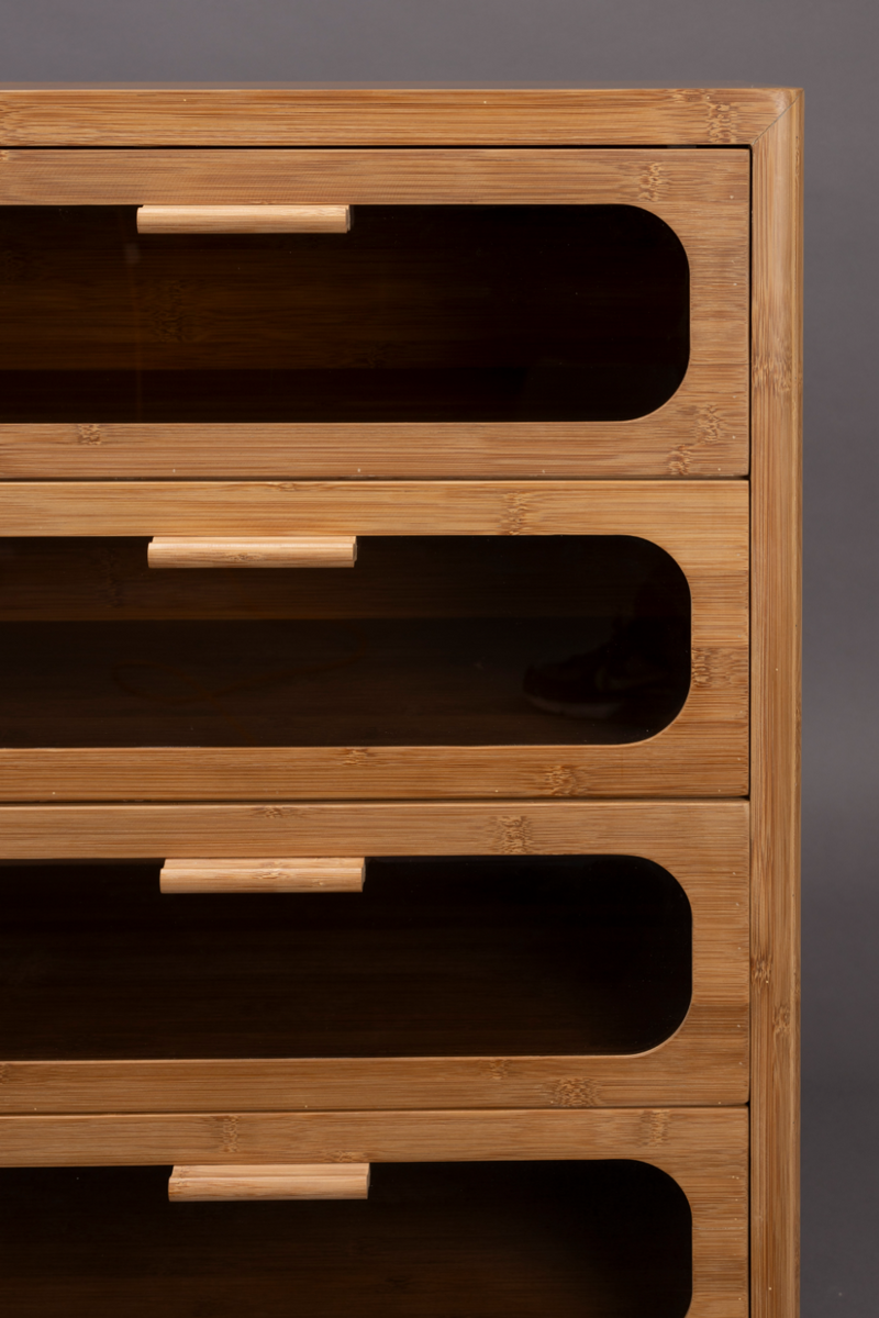 Bamboo Drawer Cabinet | Dutchbone Caroun | Woodfurniture.com