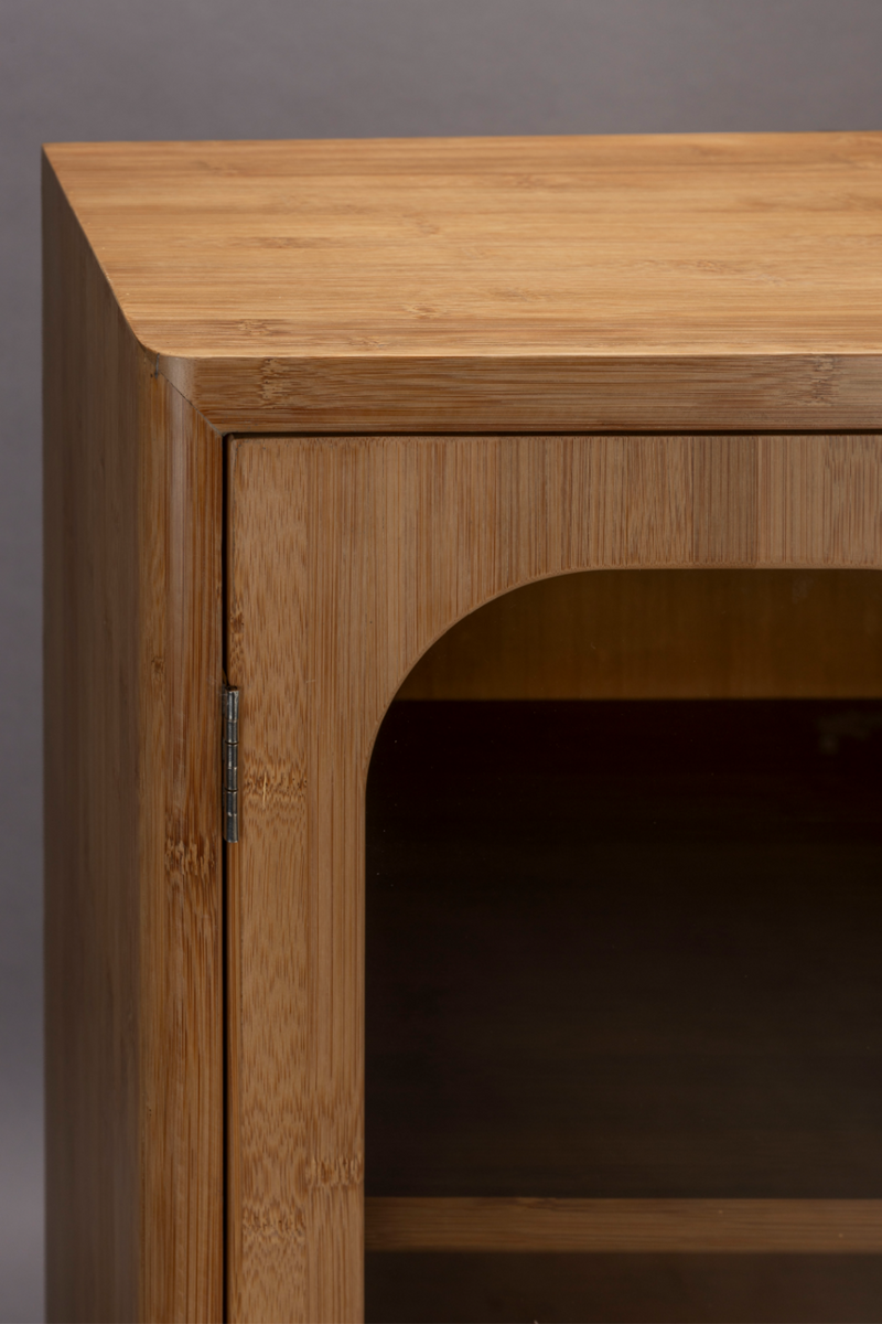 Bamboo 2-Door Cabinet | Dutchbone Caroun | Woodfurniture.com