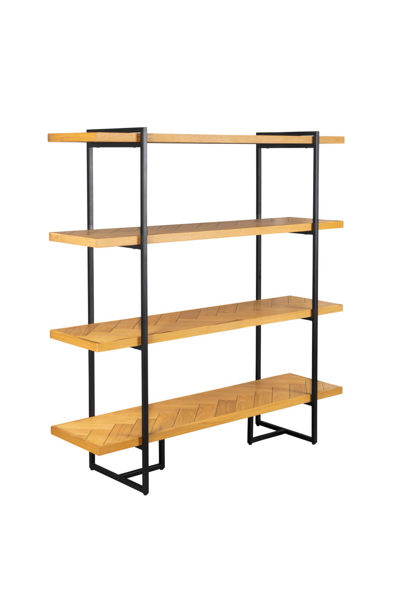 Wooden Herringbone Shelf | Dutchbone Class | Woodfurniture.com