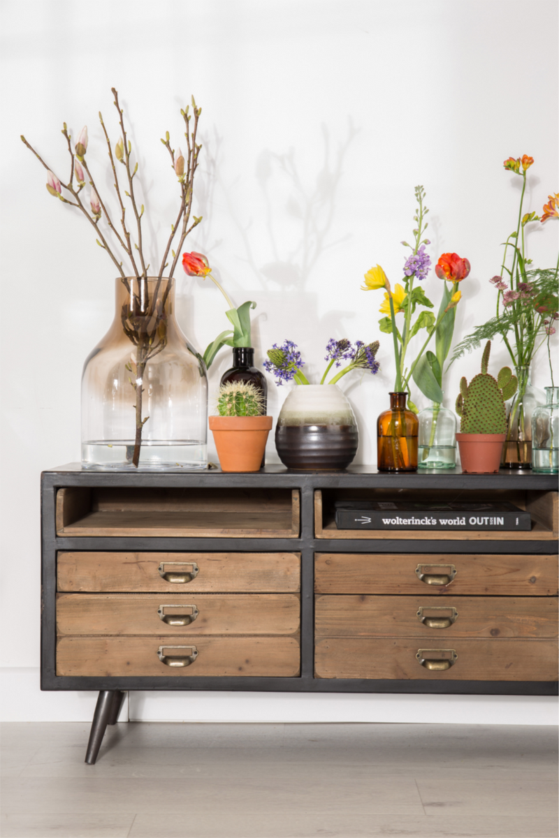 Vintage Wooden Sideboard | Dutchbone Sol | Woodfurniture.com