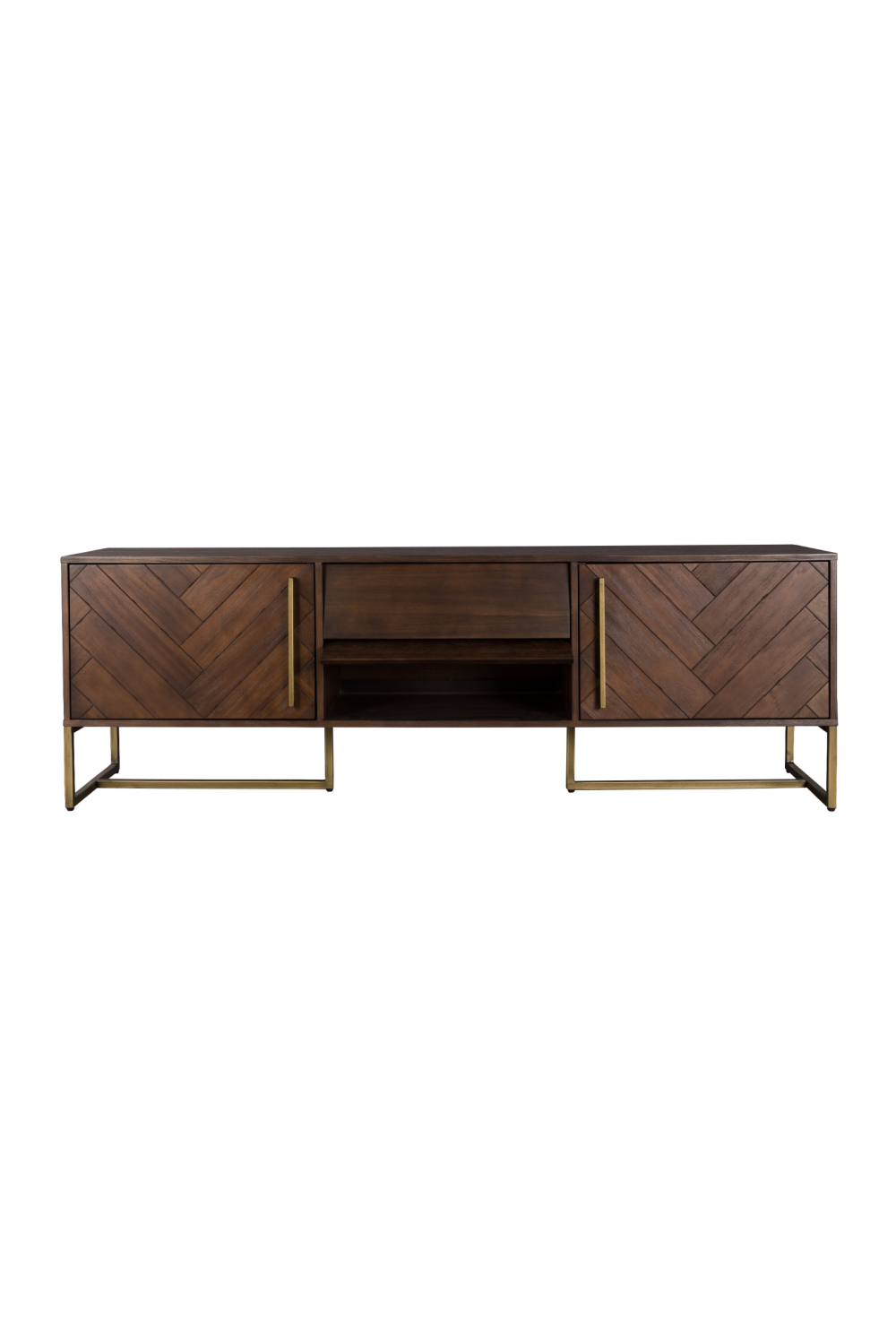 Acacia Wood Sideboard - Low | Dutchbone Class | Woodfurniture.com