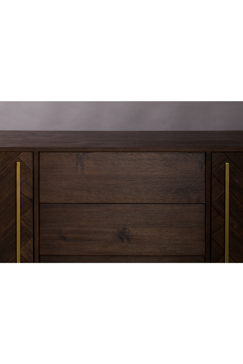 5 Compartment Wood Sideboard | Dutchbone Class | Woodfurniture.com