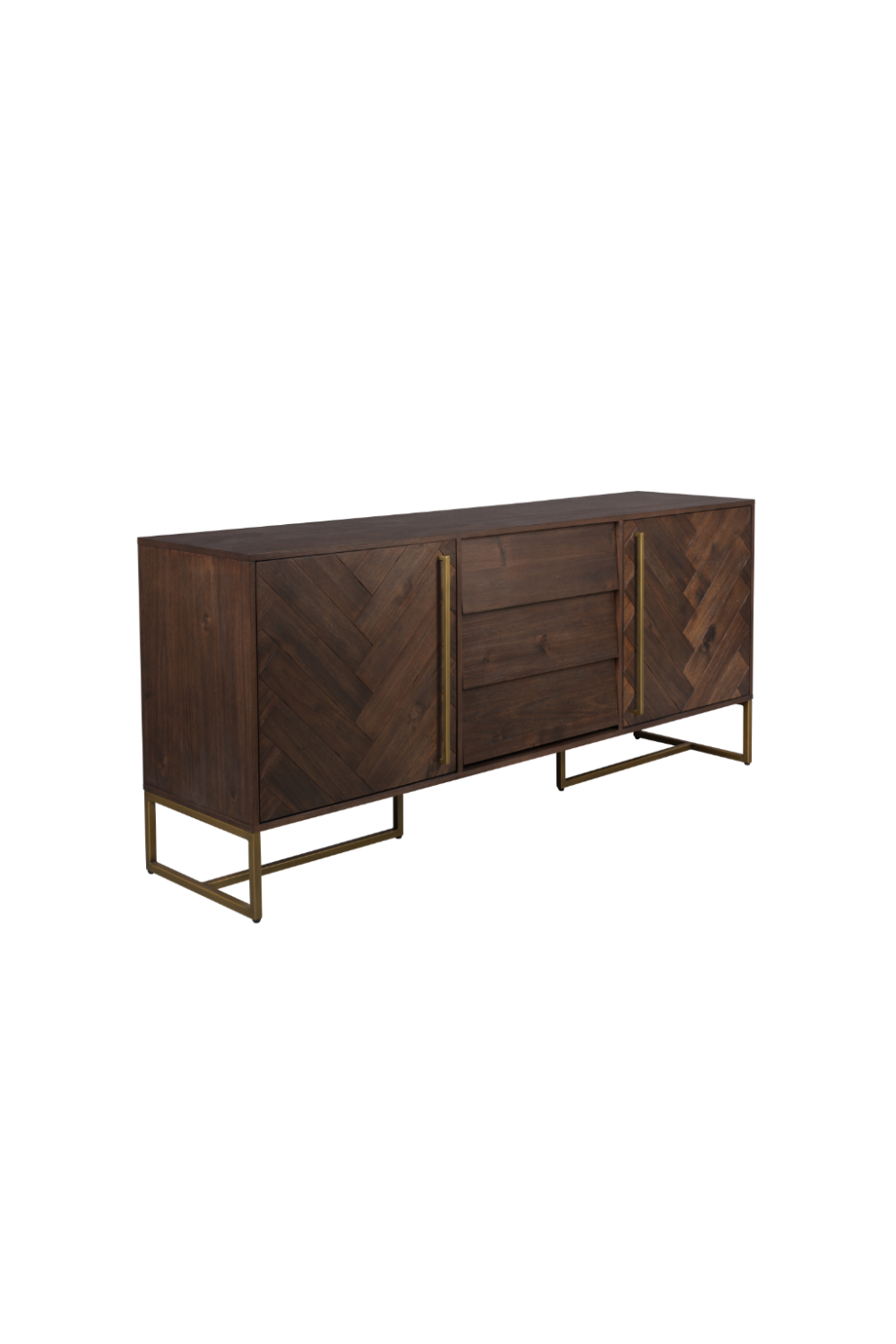 5 Compartment Wood Sideboard | Dutchbone Class | Woodfurniture.com