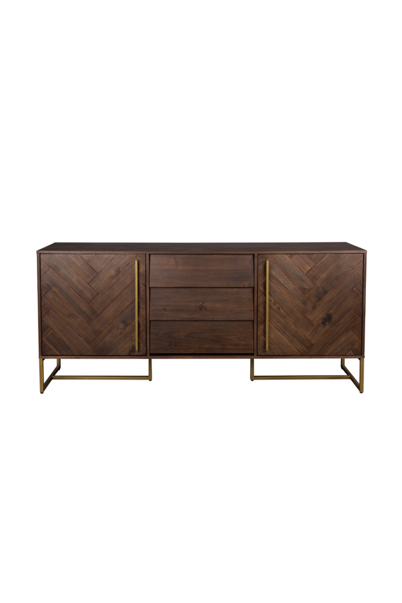 5 Compartment Wood Sideboard | Dutchbone Class | Woodfurniture.com