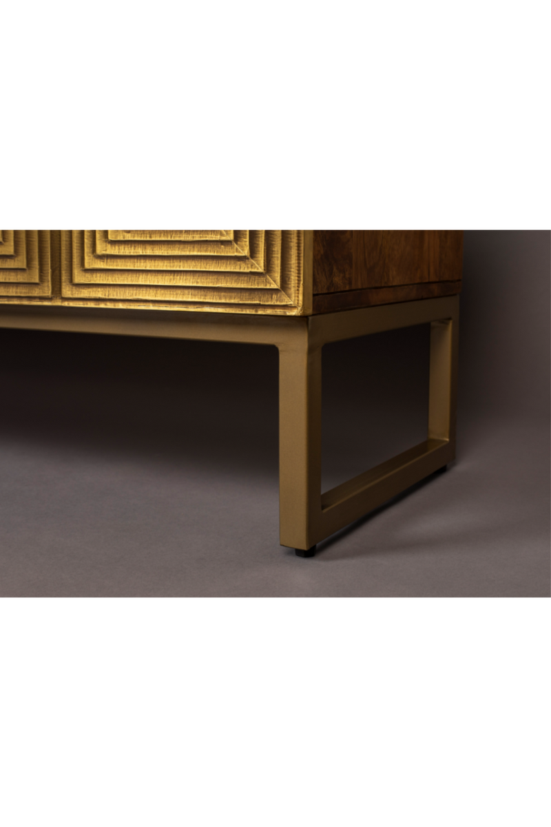 Art Deco Brass Sideboard | Dutchbone Volan | Woodfurniture.com