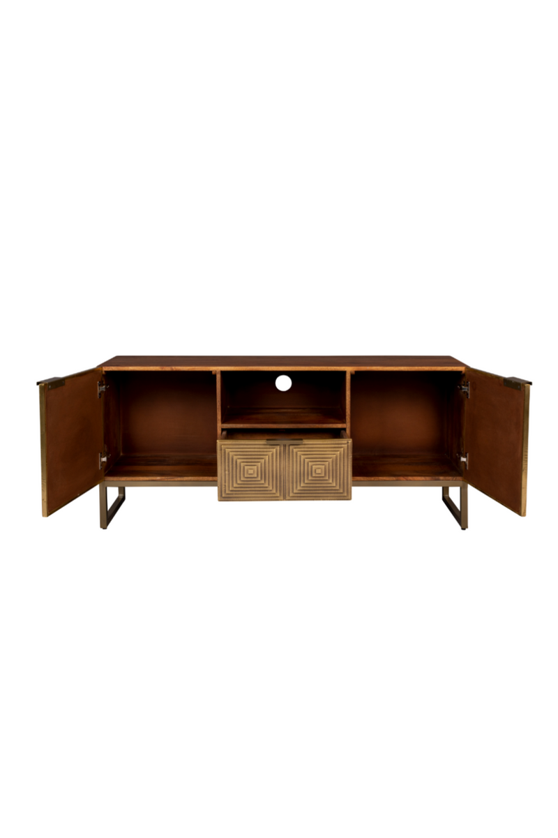 Art Deco Brass Sideboard | Dutchbone Volan | Woodfurniture.com