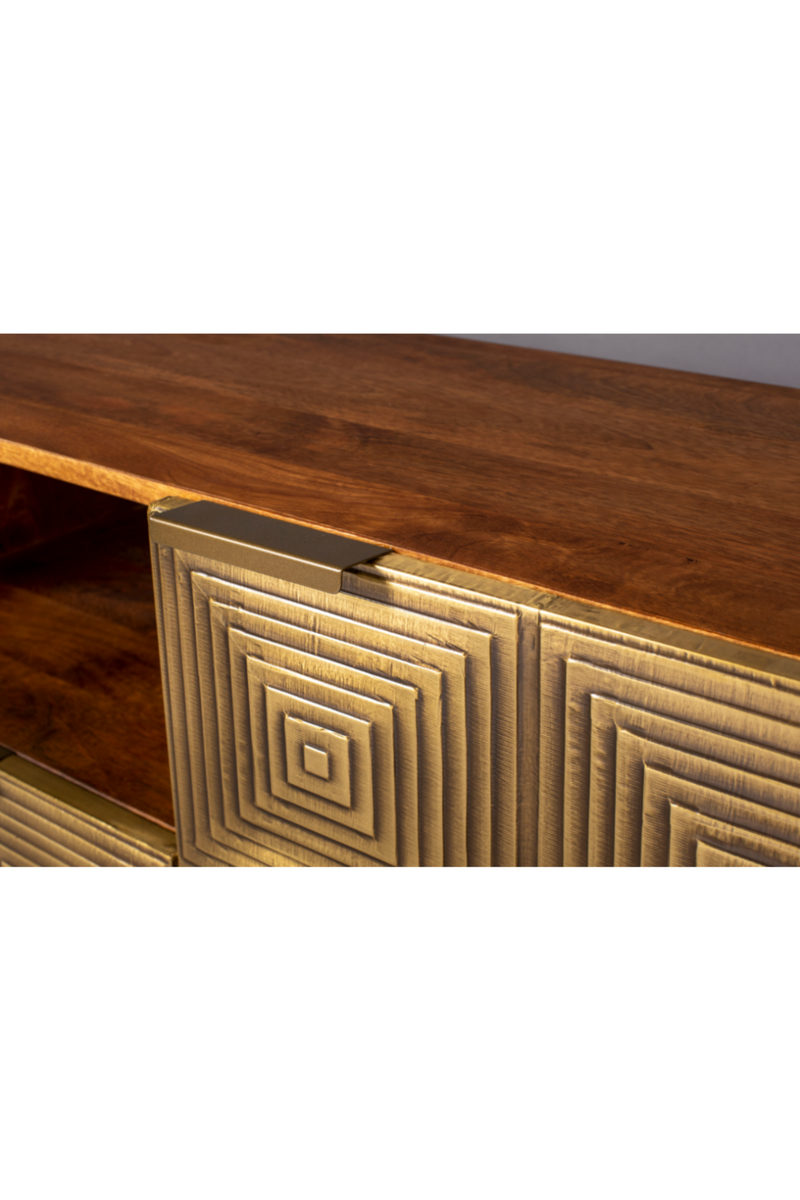 Art Deco Brass Sideboard | Dutchbone Volan | Woodfurniture.com