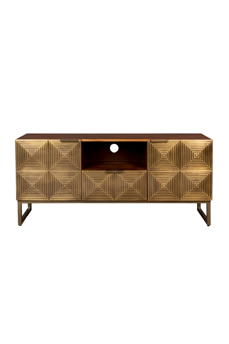 Art Deco Brass Sideboard | Dutchbone Volan | Woodfurniture.com