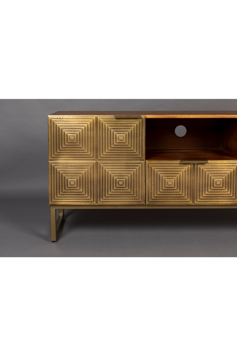 Art Deco Brass Sideboard | Dutchbone Volan | Woodfurniture.com