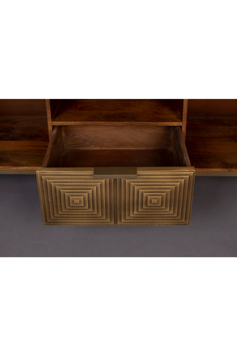 Art Deco Brass Sideboard | Dutchbone Volan | Woodfurniture.com