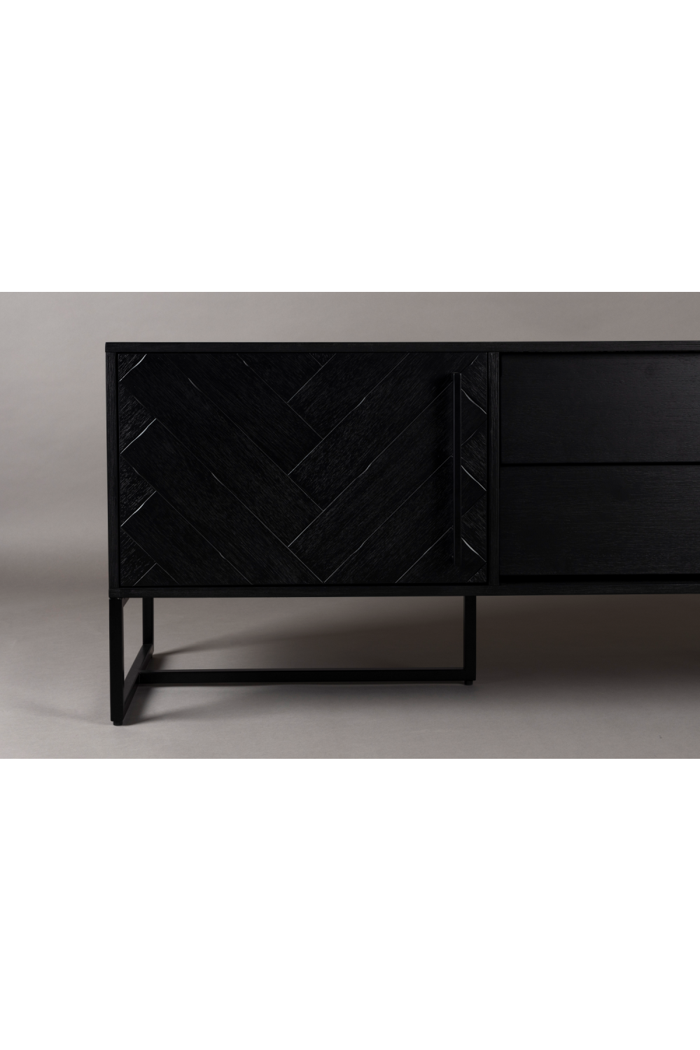 Wooden Herringbone Sideboard | Dutchbone Class | Woodfurniture.com