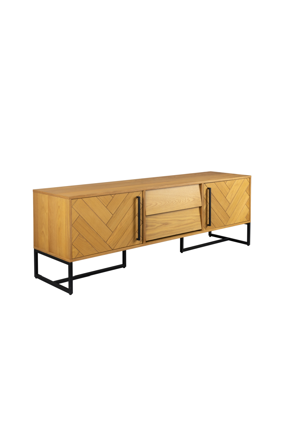 Wooden Herringbone Sideboard | Dutchbone Class | Woodfurniture.com