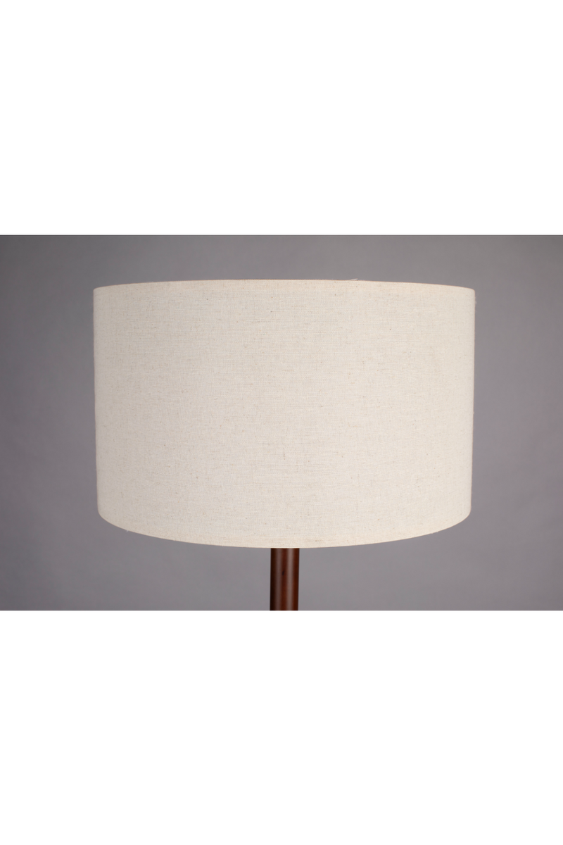 Beige Drum Shade Floor Lamp | Dutchbone Jackson | Woodfurniture.com