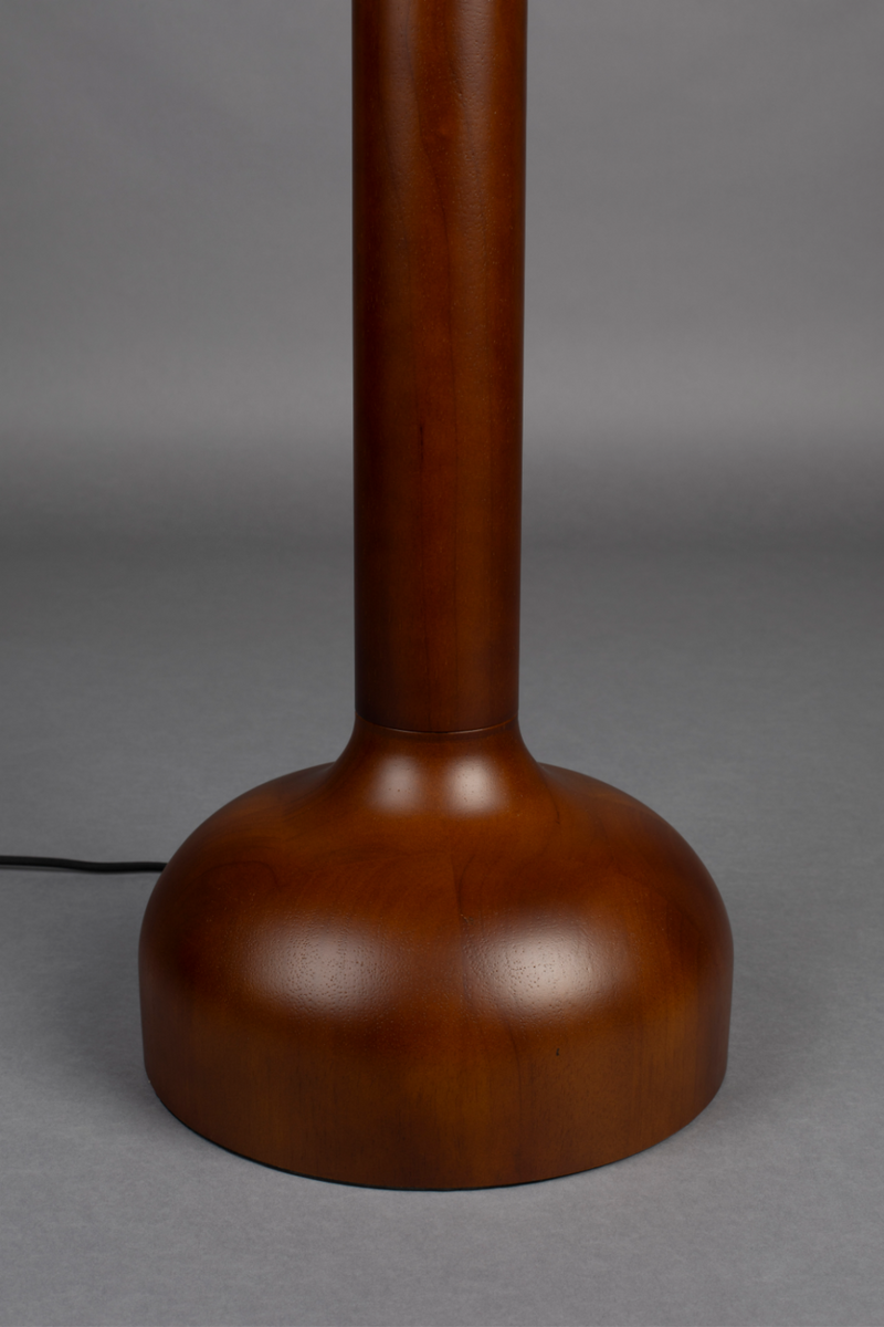 Rubber Wood Floor Lamp | Dutchbone Jones | Woodfurniture.com