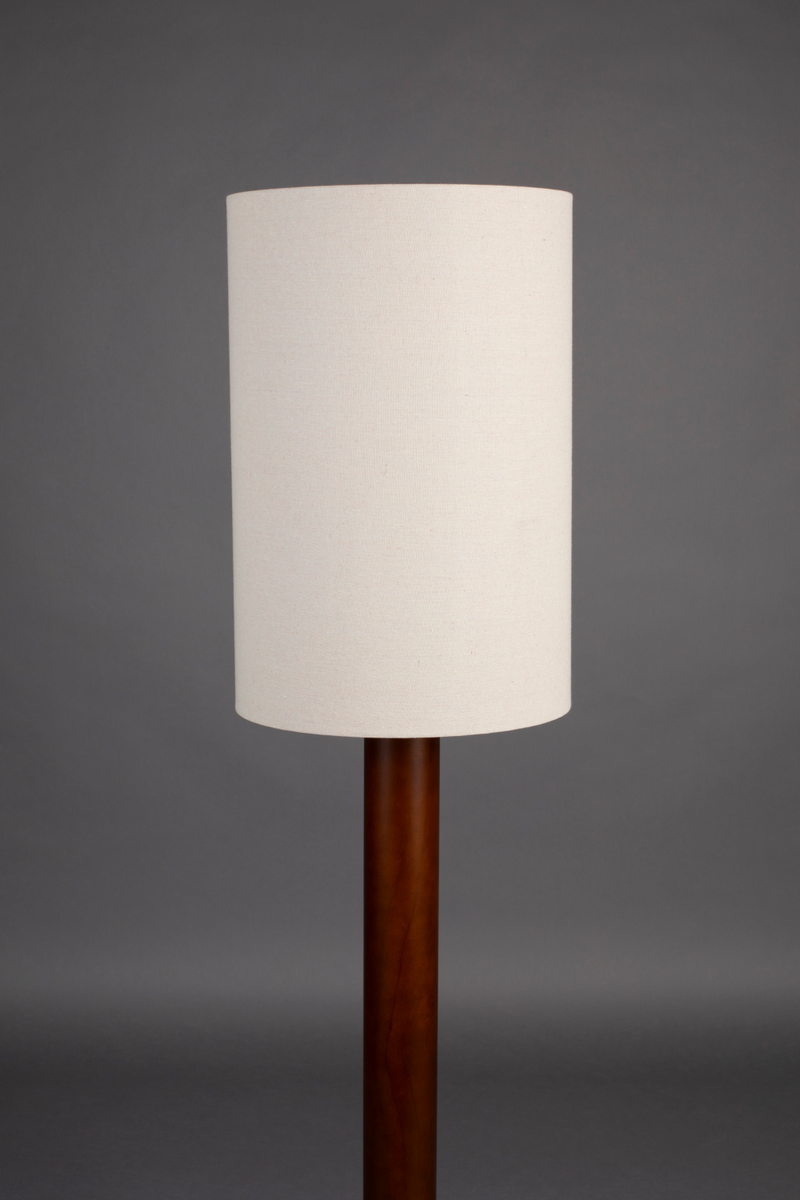 Rubber Wood Floor Lamp | Dutchbone Jones | Woodfurniture.com