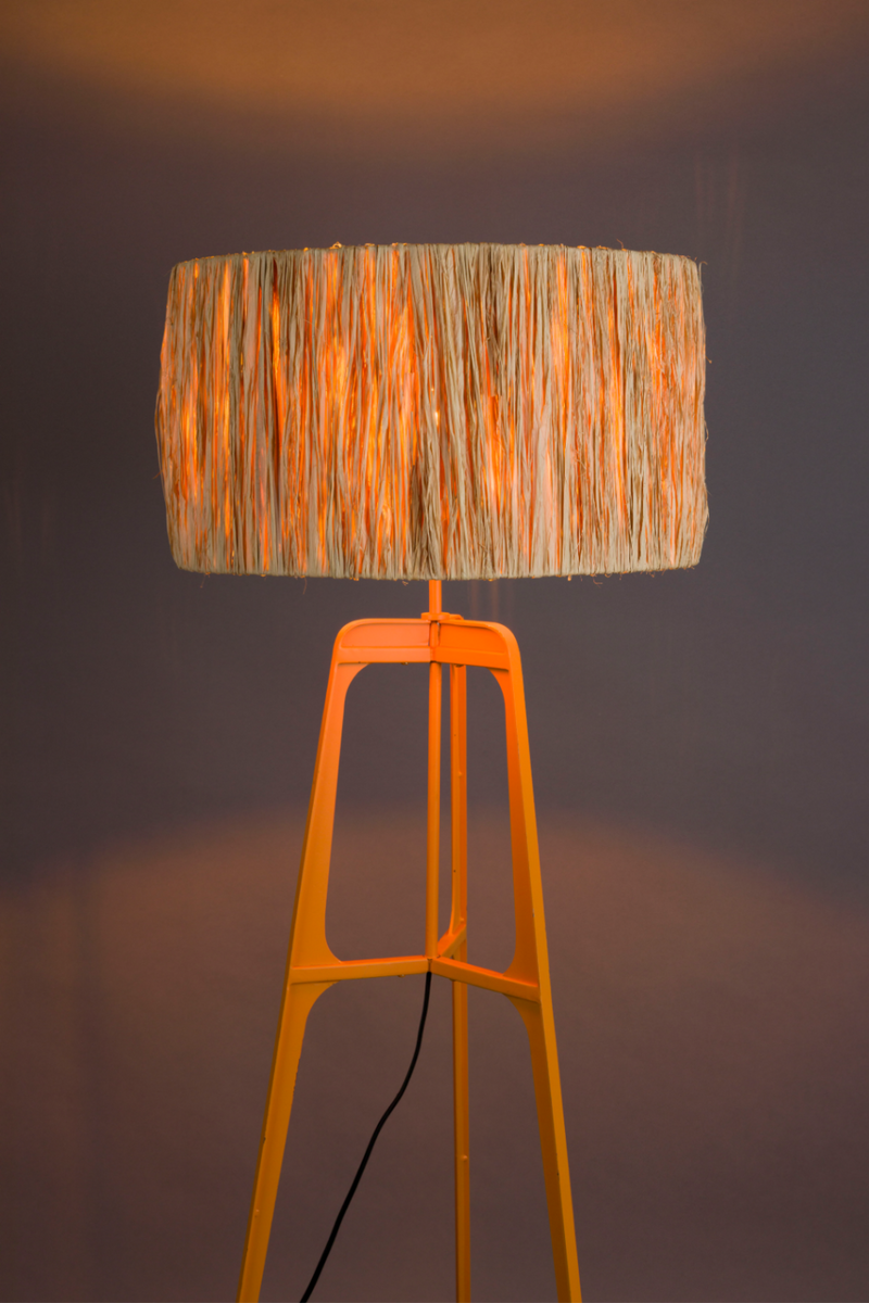 Natural Handmade Floor Lamp | Dutchbone Afra | Woodfurniture.com