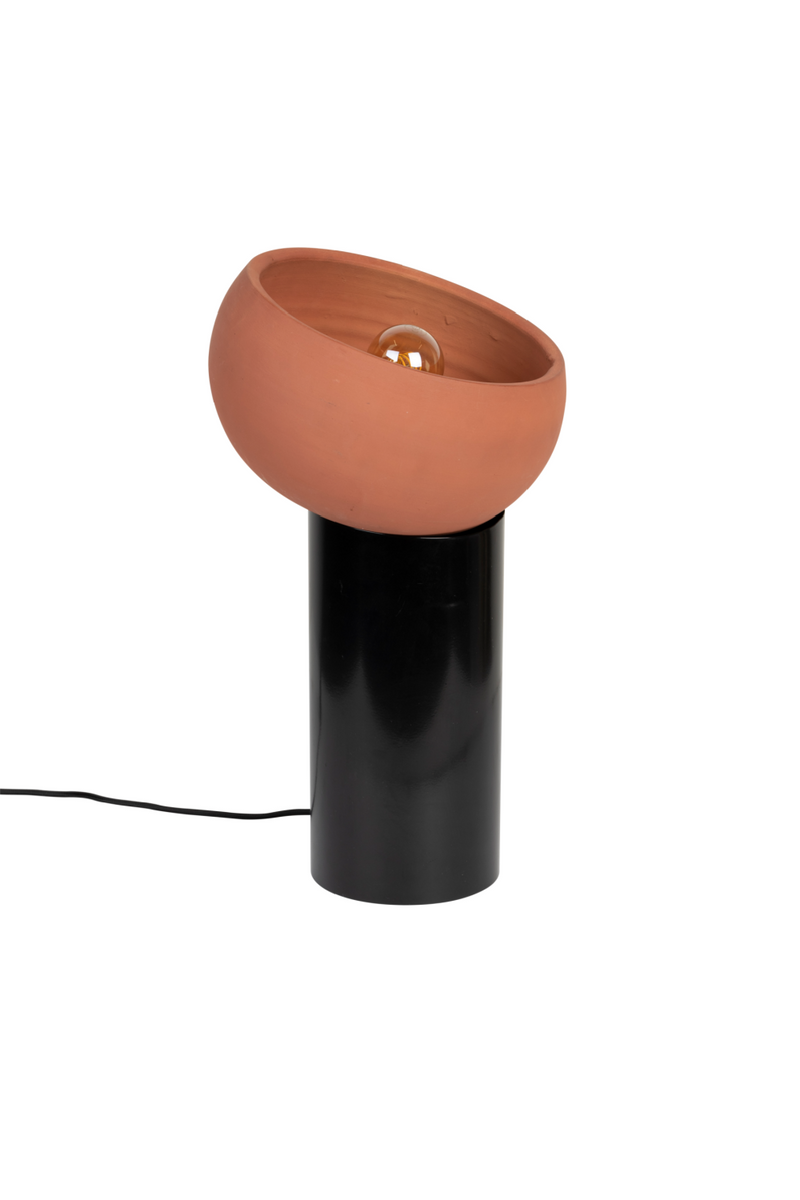 Terracotta Bowl Table Lamp | Dutchbone Zahra | Oroatrade.com