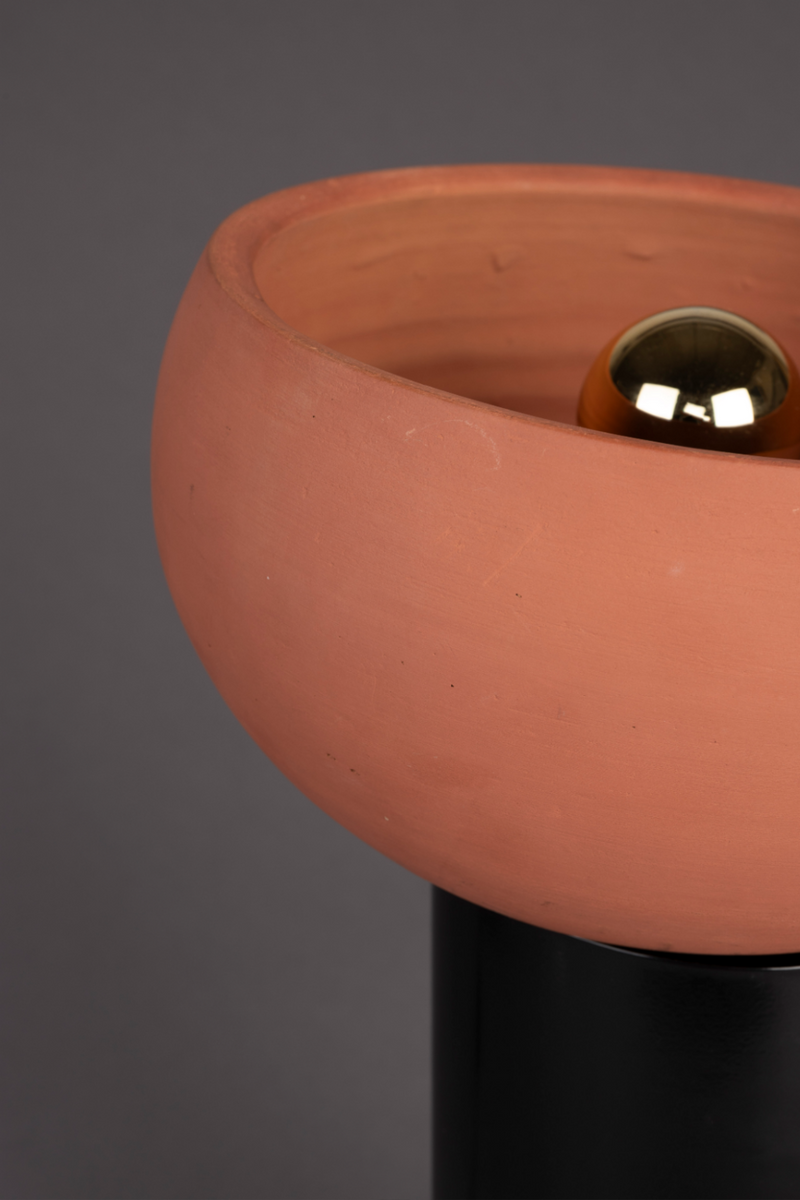 Terracotta Bowl Table Lamp | Dutchbone Zahra | Oroatrade.com