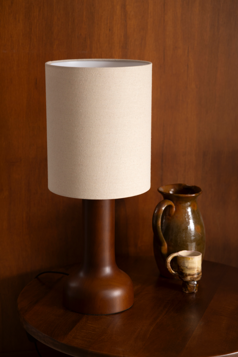 Beige Table Lamp | Dutchbone Jones | Woodfurniture.com