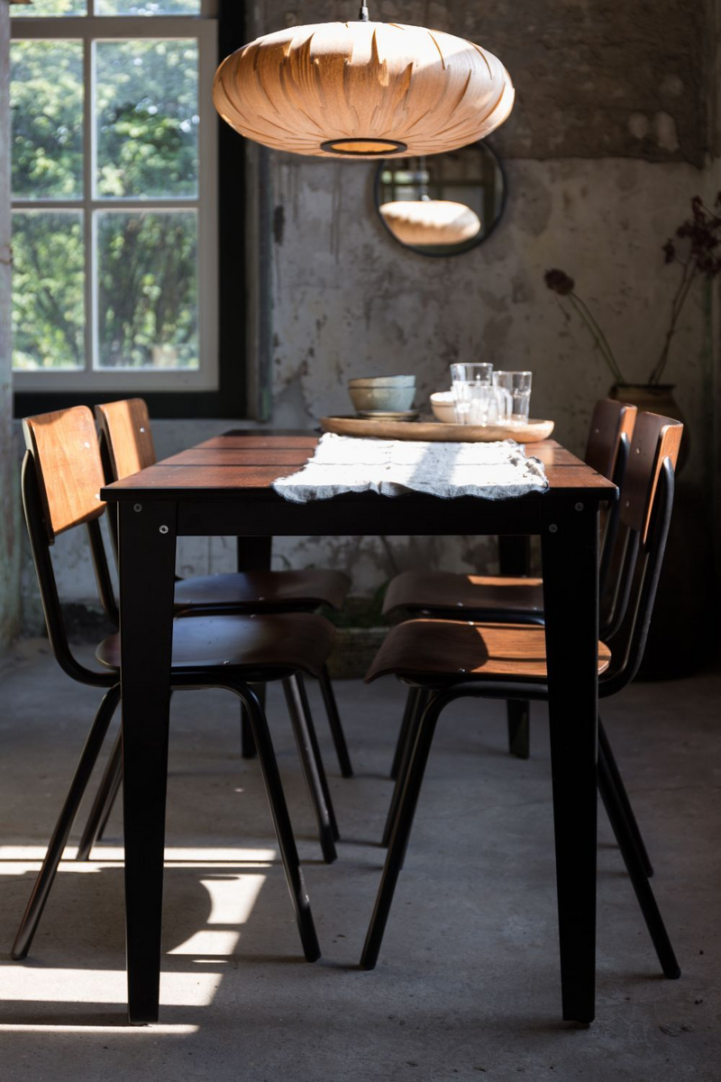 Oval Wood Pendant Lamp | Dutchbone Bond | Woodfurniture.com