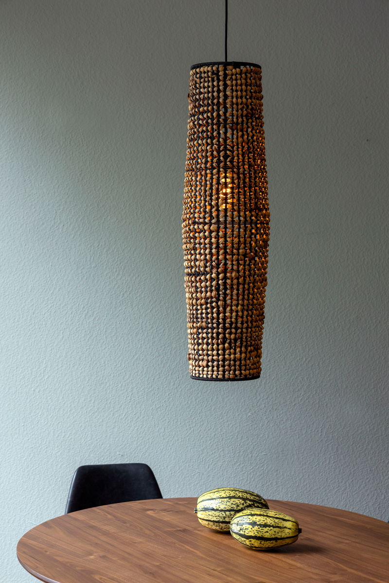 Contemporary Woven Pendant Lamp | Dutchbone Hyacint | Woodfurniture.com