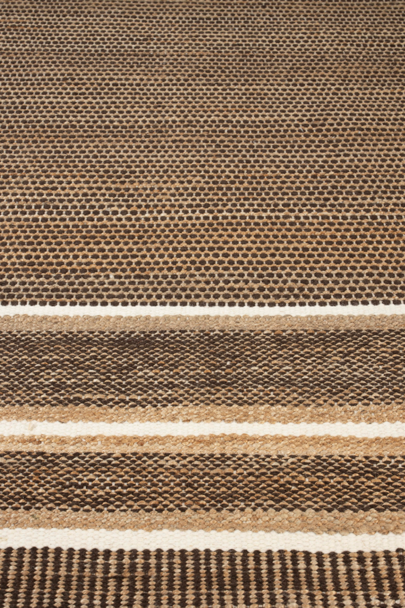 Handwoven Stripes Carpet 5' x 7'5" | Dutchbone Djahe | Woodfurniture.com