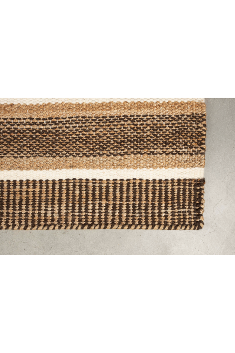 Handwoven Stripes Carpet 5' x 7'5" | Dutchbone Djahe | Woodfurniture.com