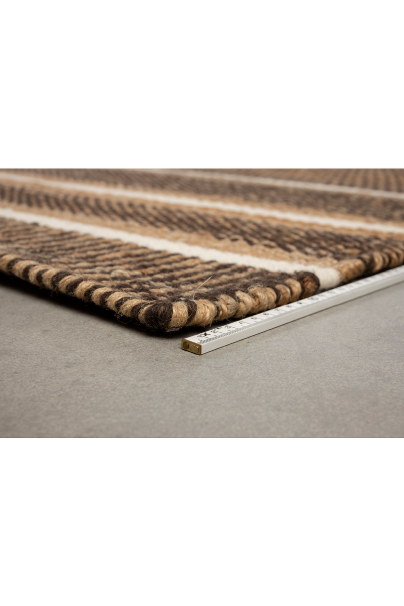 Handwoven Stripes Carpet 5' x 7'5" | Dutchbone Djahe | Woodfurniture.com