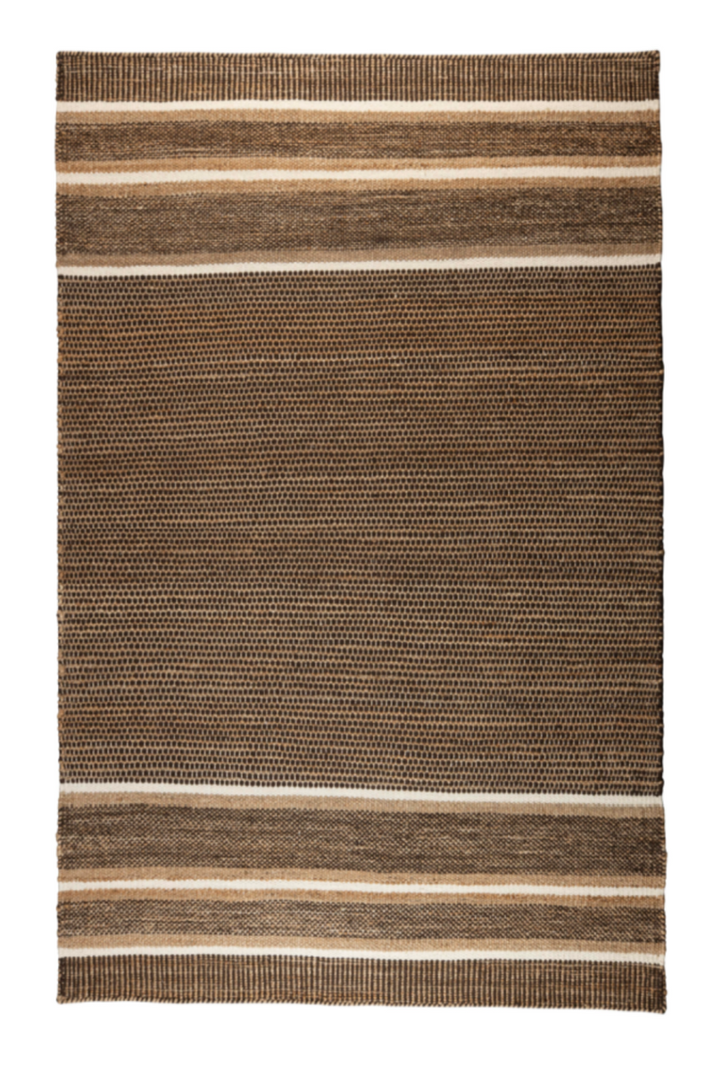 Handwoven Stripes Carpet 5' x 7'5" | Dutchbone Djahe | Woodfurniture.com