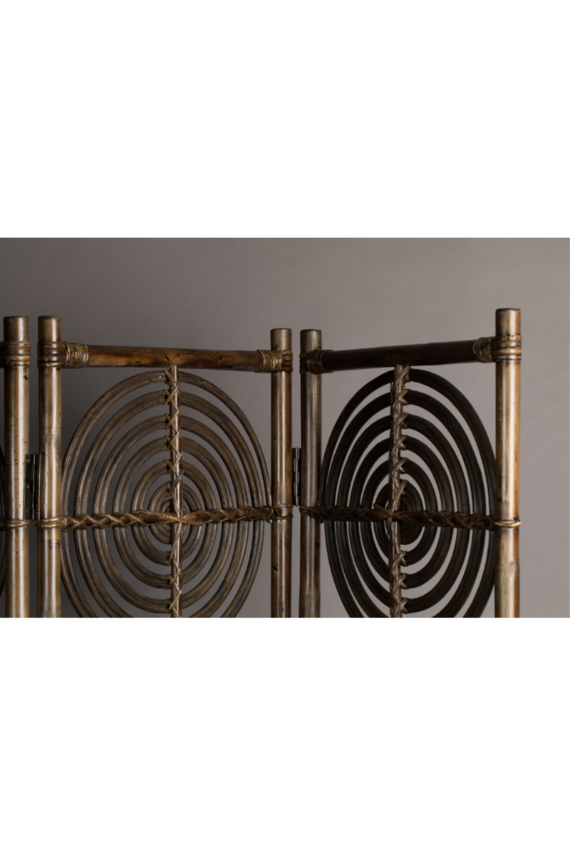 Brown Rattan Room Divider | Dutchbone Rumour | Woodfurniture.com