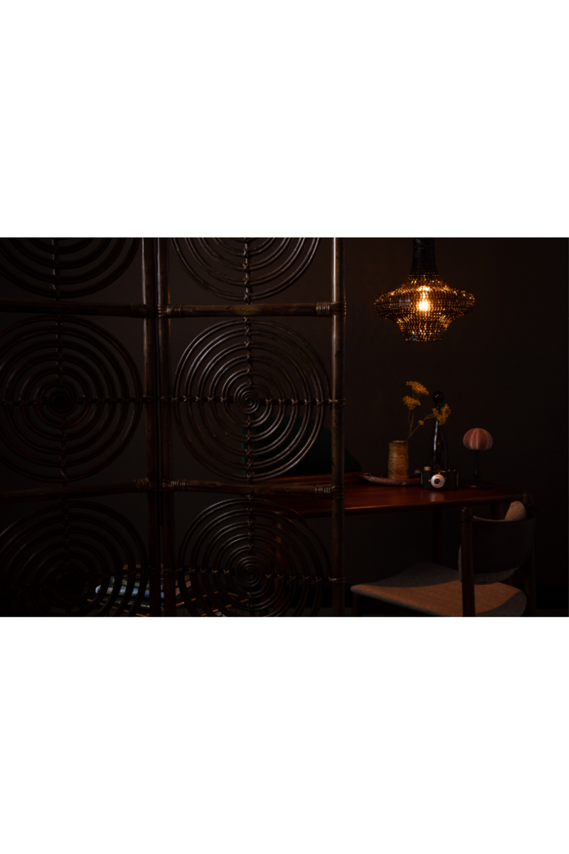 Brown Rattan Room Divider | Dutchbone Rumour | Woodfurniture.com