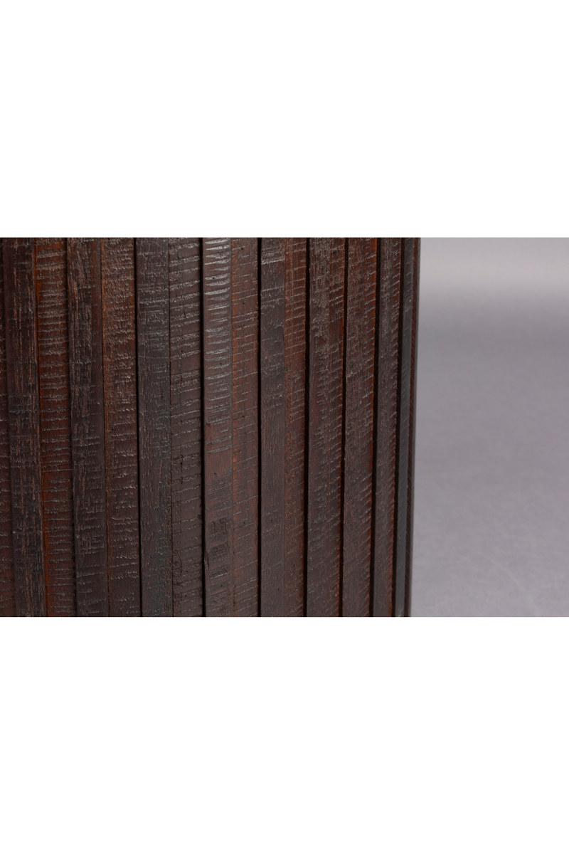 Teak Storage Pouf | Dutchbone Bay | Woodfurniture.com