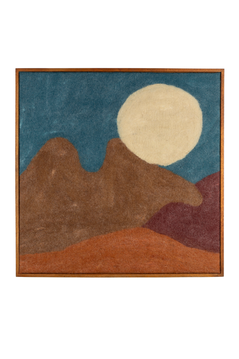 Wool Felt Wall Art | Dutchbone Chandra | Woodfurniture.com