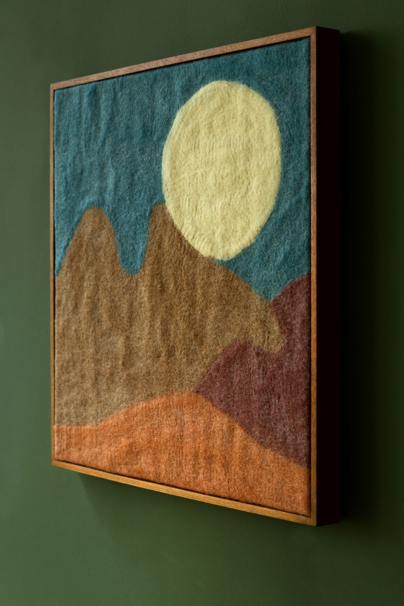 Wool Felt Wall Art | Dutchbone Chandra | Woodfurniture.com