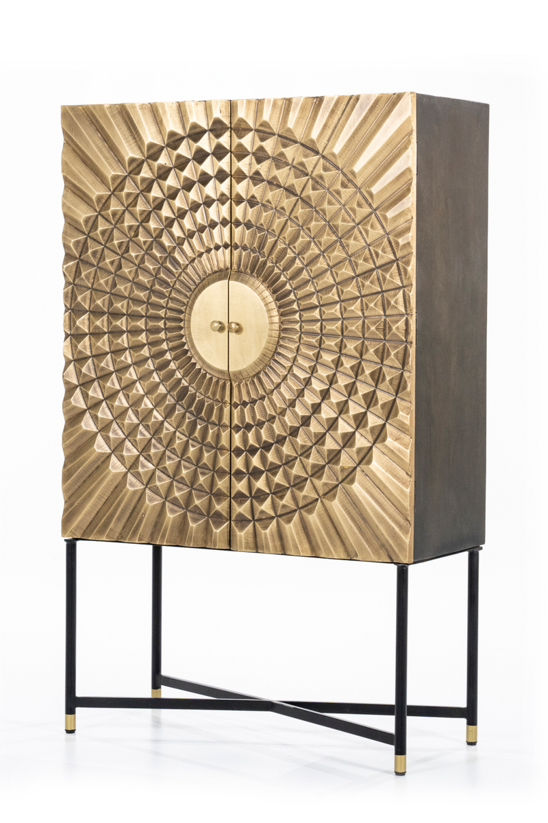 Gold Maximalist Cabinet | Eleonora Noa  | Woodfurniture.com