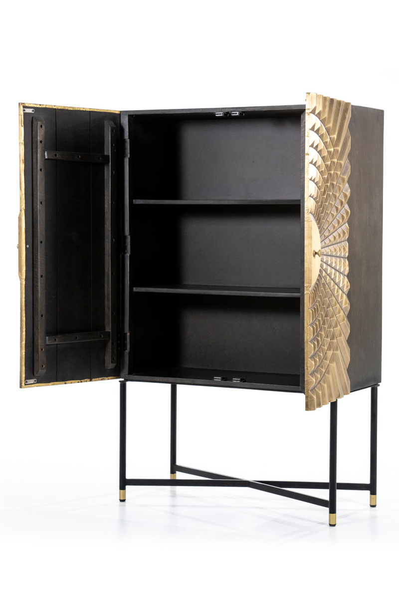 Gold Maximalist Cabinet | Eleonora Noa  | Woodfurniture.com